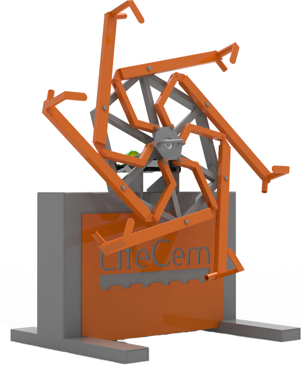 Пристрій для намотування арматури в бухти