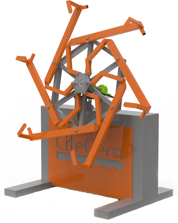 Пристрій для намотування арматури в бухти