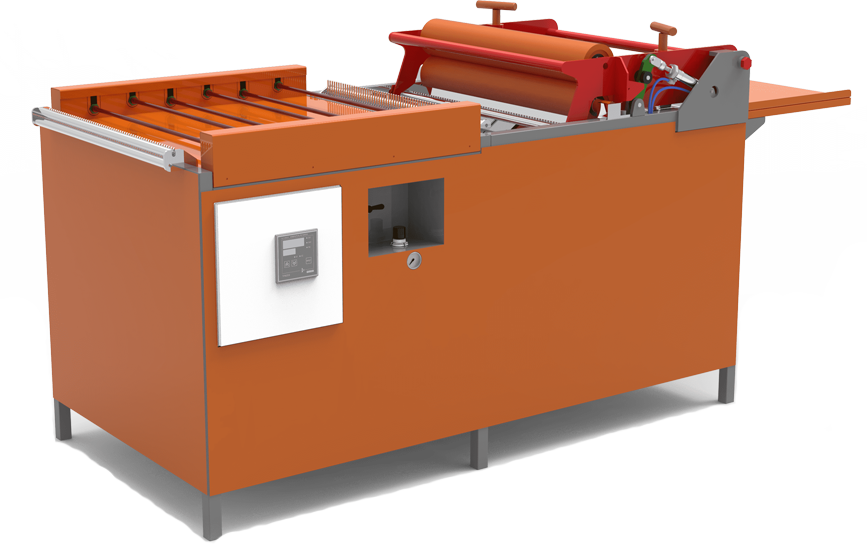 Модуль для сушіння та просочення ровінгу